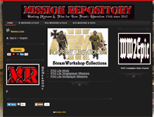 Tablet Screenshot of missionrepository.com